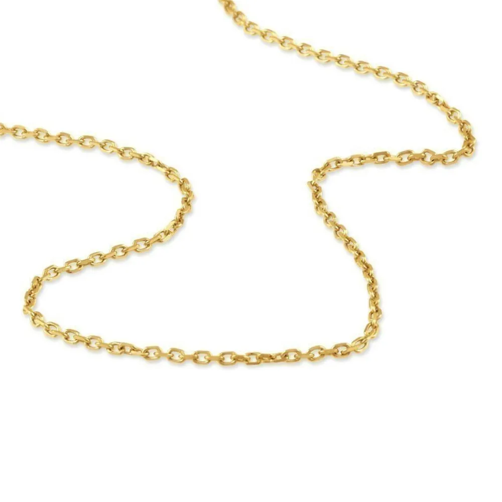 Marc Orian Colliers|Chaines Femme > Chaîne Igoa Maille Forçat Diamantee Or Jaune