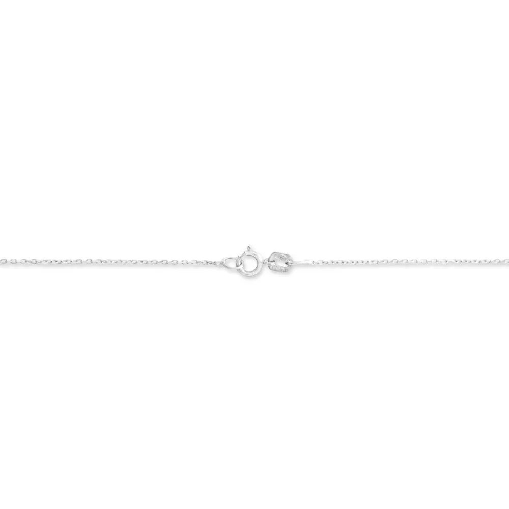 Marc Orian Colliers|Chaines Femme > Chaîne Igoa Maille Forçat Diamantee Or Blanc