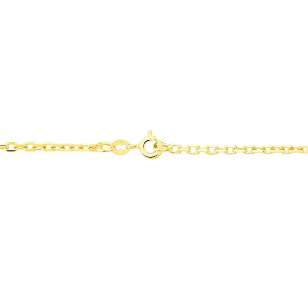 Marc Orian Colliers|Chaines Homme > Chaîne Igoa Maille Forçat Diamantee Or Jaune