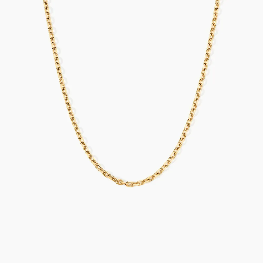 Marc Orian Colliers|Chaines Homme > Chaîne Igoa Maille Forçat Diamantee Or Jaune