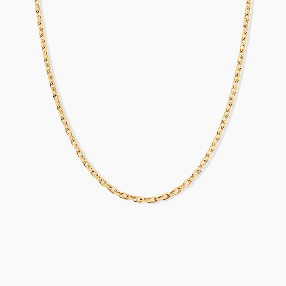 Marc Orian Colliers|Chaines Homme > Chaîne Igoa Maille Forçat Diamantee Or Jaune