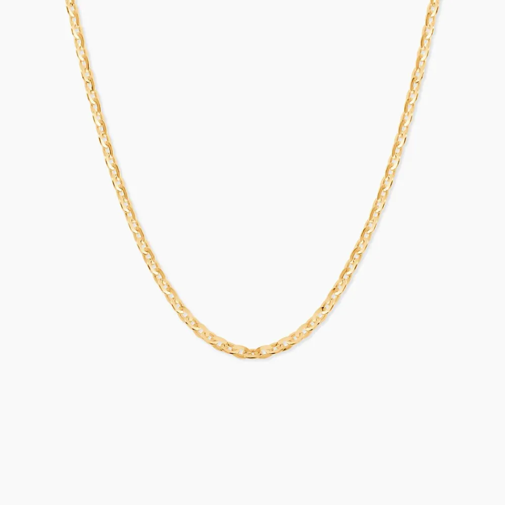 Marc Orian Colliers|Chaines Homme > Chaîne Igoa Maille Forçat Diamantee Or Jaune