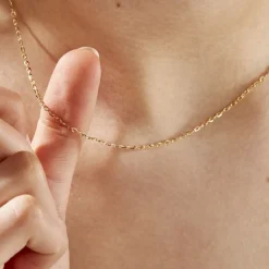 Marc Orian Colliers|Chaines Homme > Chaîne Igoa Maille Forçat Diamantee Or Jaune
