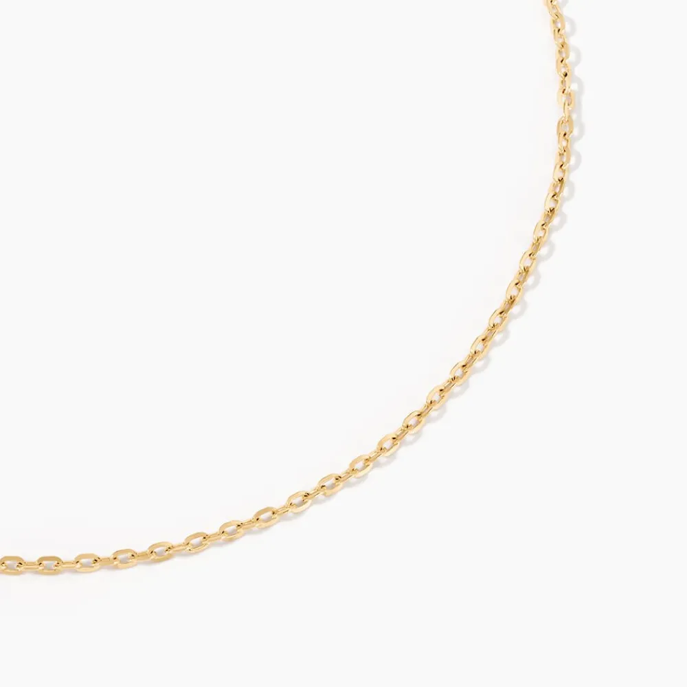 Marc Orian Colliers|Chaines Homme > Chaîne Igoa Maille Forçat Diamantee Or Jaune