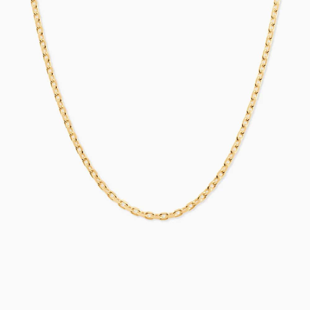 Marc Orian Colliers|Chaines Homme > Chaîne Igoa Maille Forçat Diamantee Or Jaune