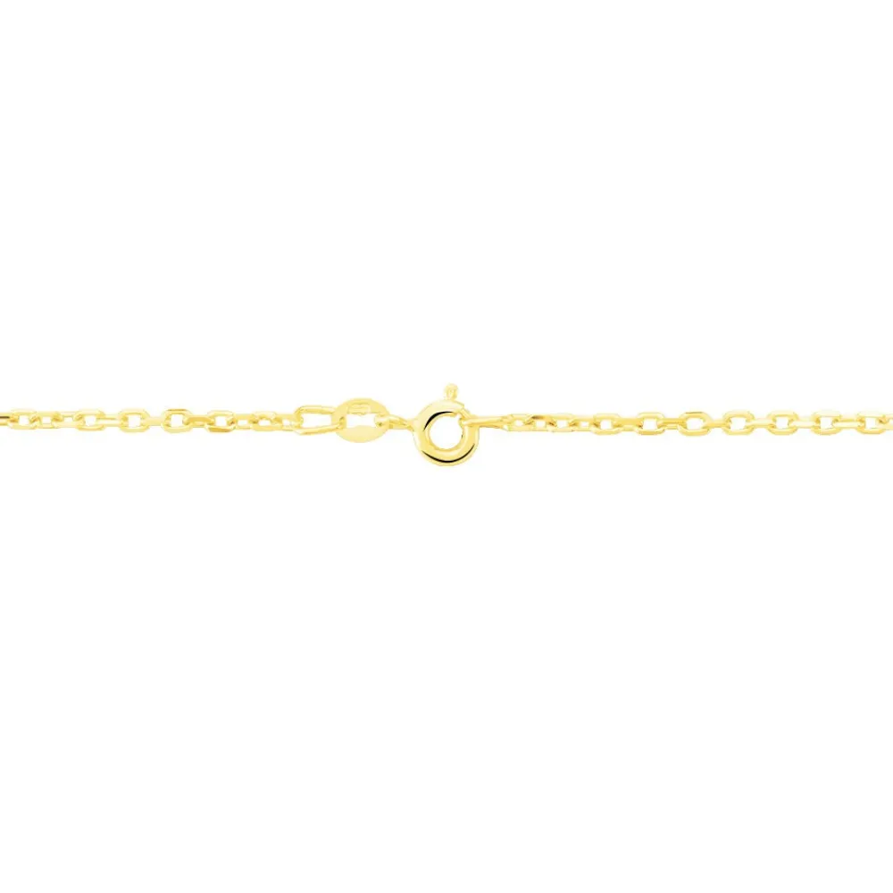 Marc Orian Colliers|Colliers Or > Chaîne Igoa Maille Forçat Diamantee Or Jaune