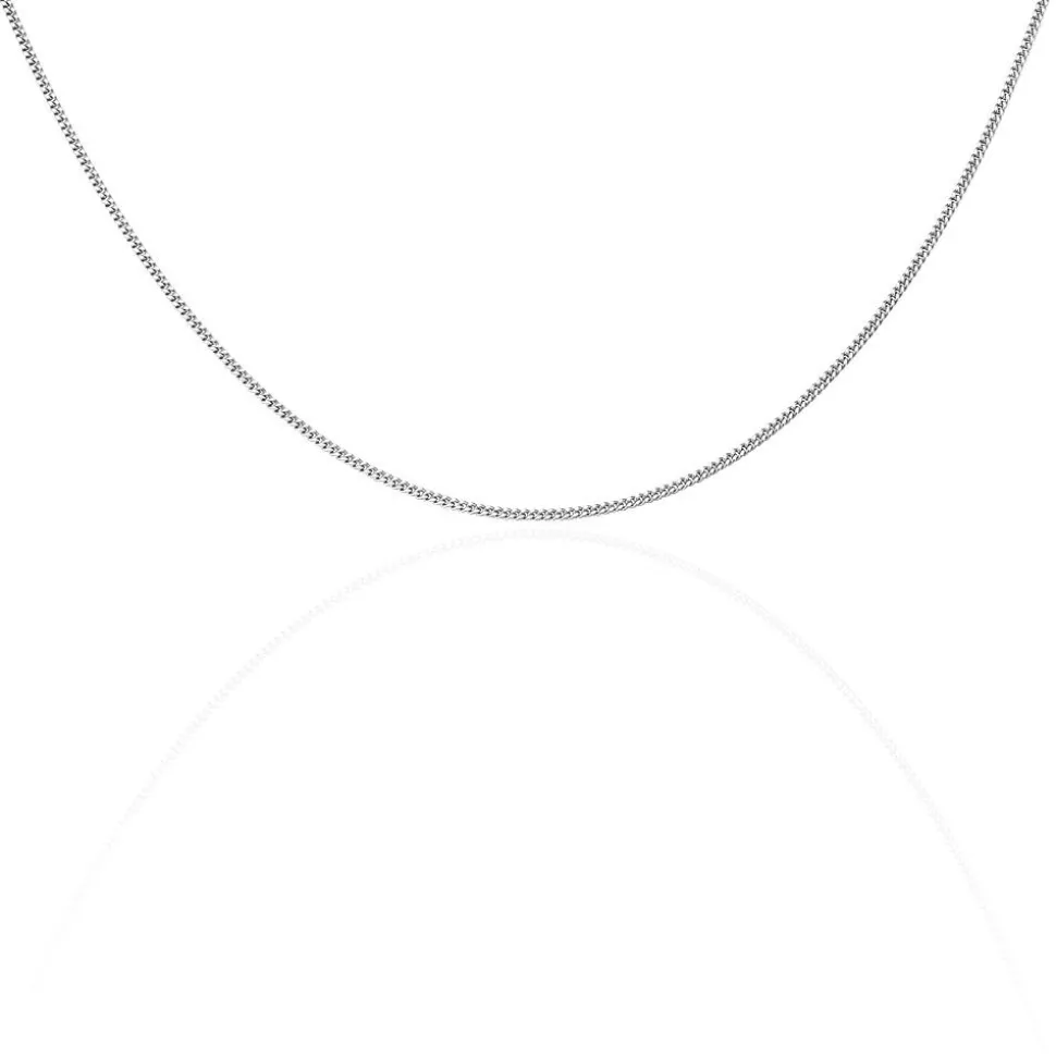 Chaîne Imad Maille Gourmette Or Blanc