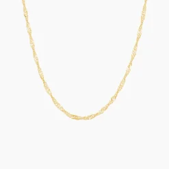 Chaîne Imanie Maille Singapour Or Jaune