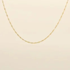 Chaîne Imanie Maille Singapour Or Jaune