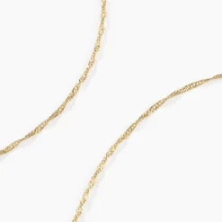 Marc Orian Colliers|Chaines Femme > Chaîne Imanie Maille Singapour Or Jaune