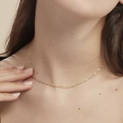 Marc Orian Colliers|Chaines Femme > Chaîne Imanie Maille Singapour Or Jaune