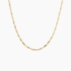 Marc Orian Colliers|Chaines Femme > Chaîne Imanie Maille Singapour Or Jaune