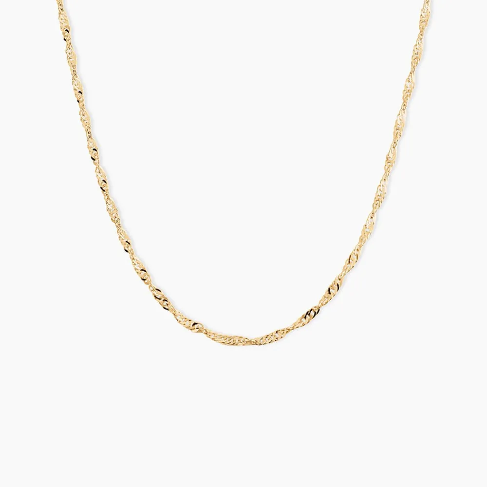 Marc Orian Colliers|Chaines Femme > Chaîne Imanie Maille Singapour Or Jaune