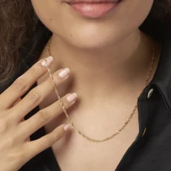 Marc Orian Colliers|Chaines Femme > Chaîne Imanie Maille Singapour Or Jaune