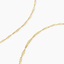 Marc Orian Colliers|Chaines Femme > Chaîne Imanie Maille Singapour Or Jaune