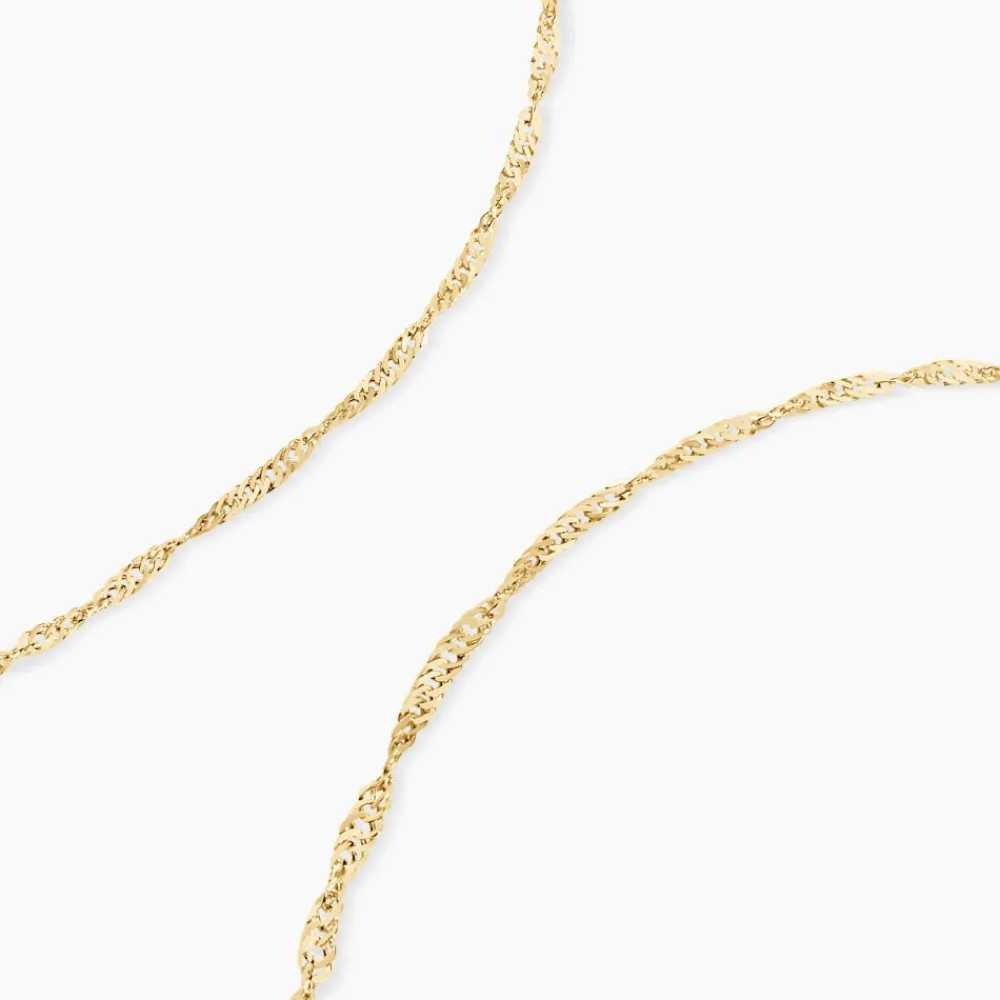 Marc Orian Colliers|Chaines Femme > Chaîne Imanie Maille Singapour Or Jaune
