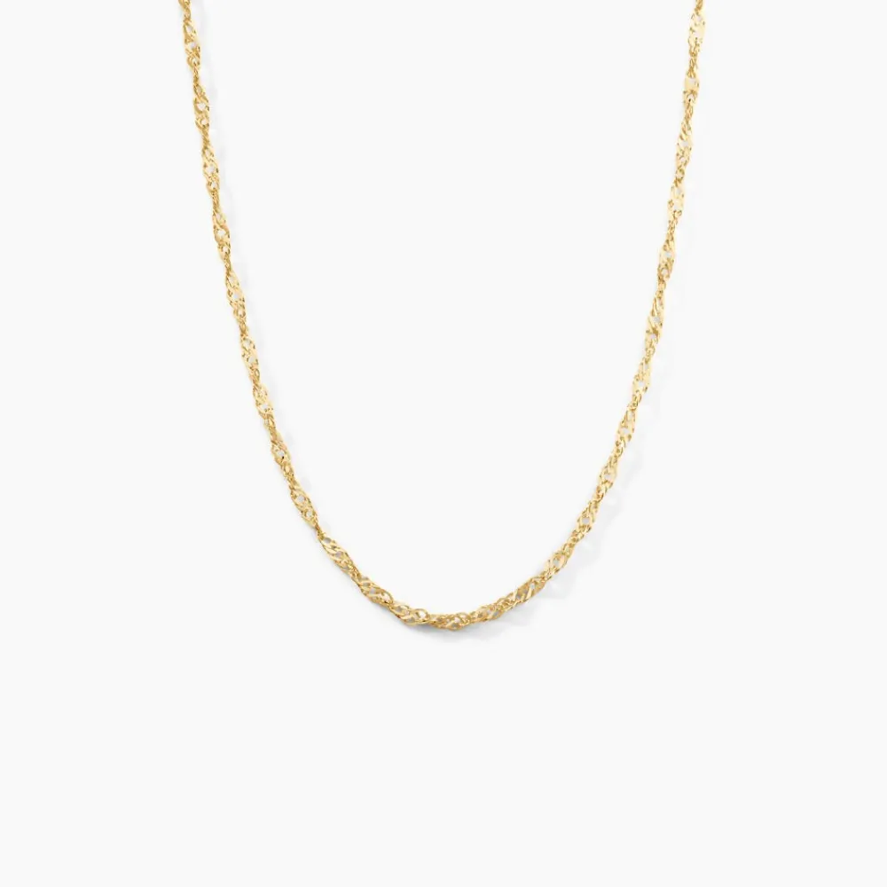 Marc Orian Colliers|Chaines Femme > Chaîne Imanie Maille Singapour Or Jaune