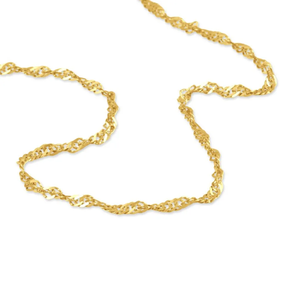 Marc Orian Colliers|Chaines Femme > Chaîne Imanie Maille Singapour Or Jaune