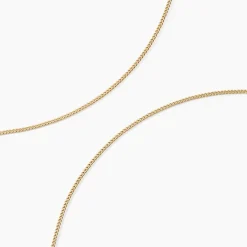 Marc Orian Colliers|Chaines Homme > Chaîne Ixia Maille Gourmette Diamantee Or Jaune