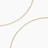 Marc Orian Colliers|Chaines Femme > Chaîne Ixia Maille Gourmette Diamantee Or Jaune