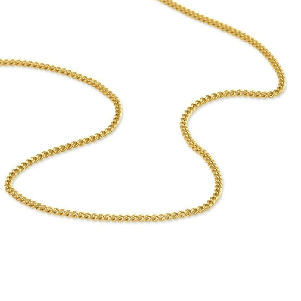 Marc Orian Colliers|Chaines Homme > Chaîne Ixia Maille Gourmette Diamantee Or Jaune