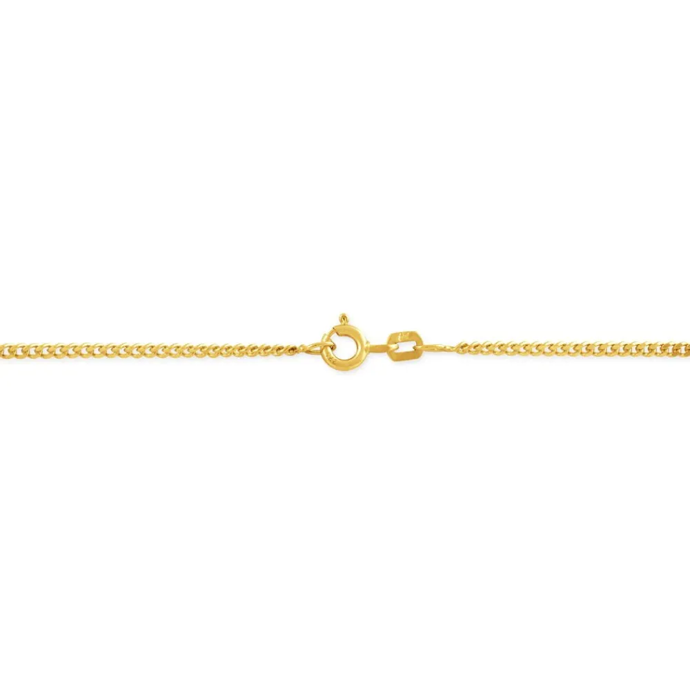 Marc Orian Colliers|Chaines Femme > Chaîne Ixia Maille Gourmette Diamantee Or Jaune