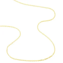 Marc Orian Colliers|Colliers Or > Chaîne Keyssie Maille Forçat Diamantée Or Jaune