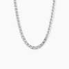 Marc Orian Colliers|Colliers Argent > Chaîne Piato Marine Argent Blanc