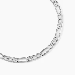 Chaîne Vivian Maille Alternee 1/3 Argent Blanc
