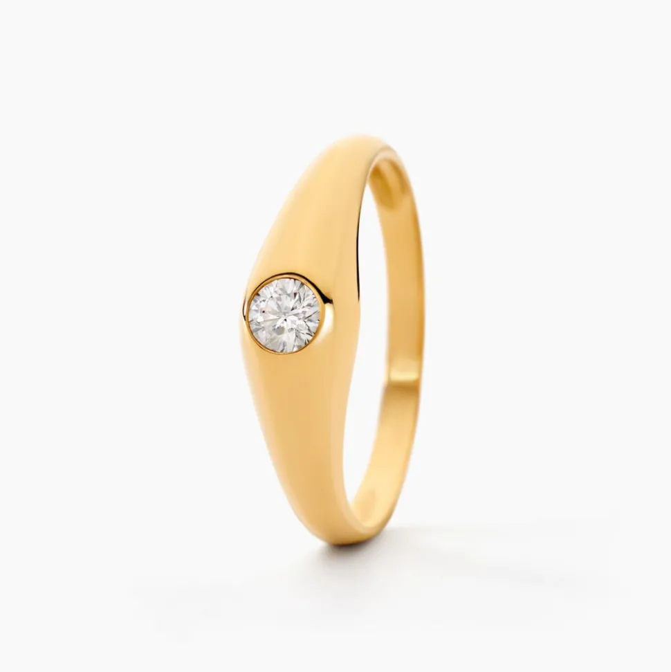 Chevaliere Maxime Or Jaune Oxyde
