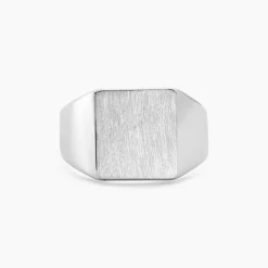 Marc Orian Bagues Homme|Bagues > Chevalière Gaspare Argent Blanc