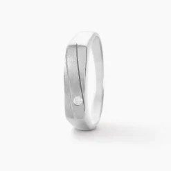 Marc Orian Bagues Homme|Bijoux Zirconium > Chevalière Michel Argent Blanc Oxyde De Zirconium