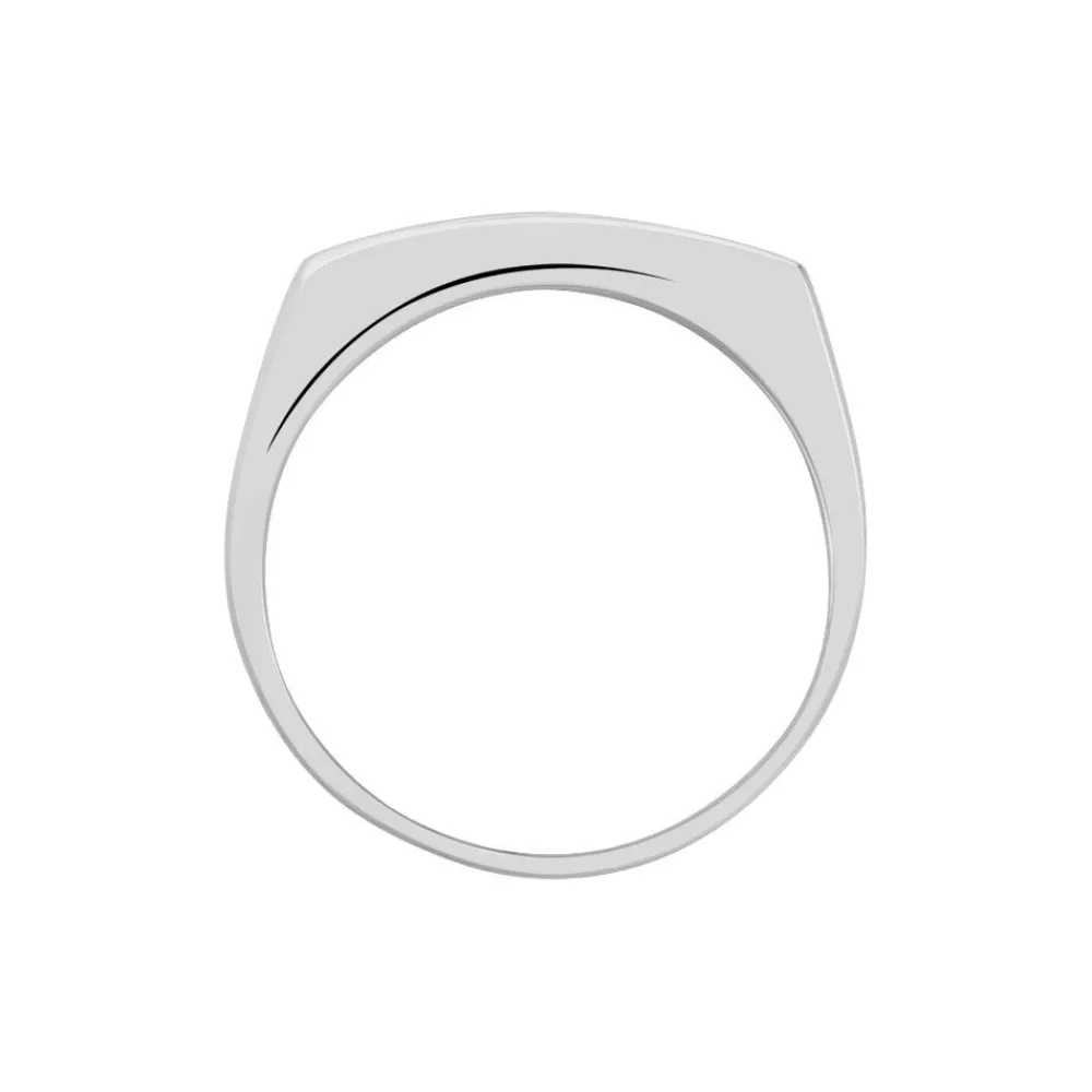 Marc Orian Bagues Homme|Bijoux Zirconium > Chevalière Michel Argent Blanc Oxyde De Zirconium