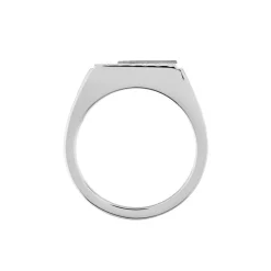 PHEBUS HIM Idées Cadeaux Homme|Bagues > Chevalière Acier Blanc Diamant