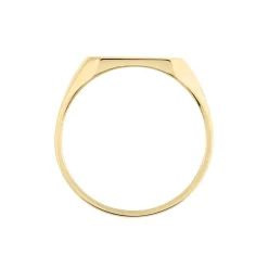 Chevalière Plaqué Or Jaune Alannis