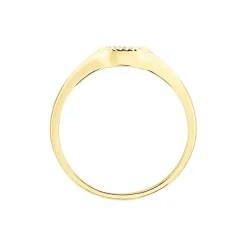 Chevalière Raza Or Jaune Diamant