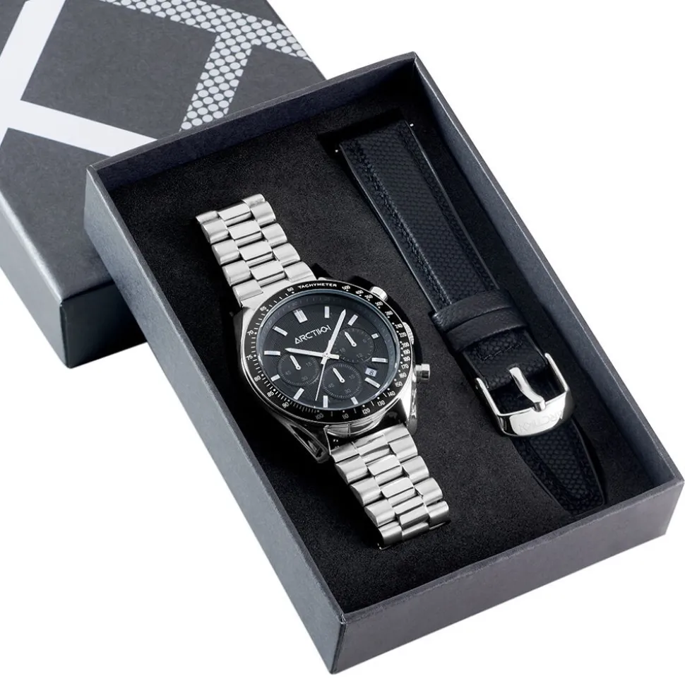 Coffret Montre Arctik Abyss Noir