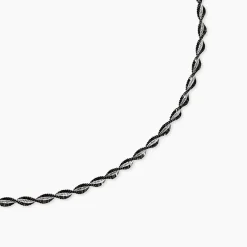 Marc Orian Colliers Fantaisie|Colliers > Collier Abie Torsade Argent Bicolore
