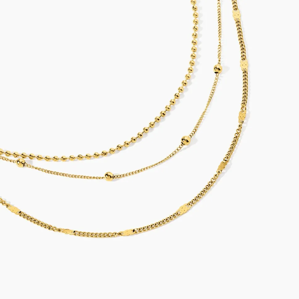Collier Abigayle Acier Doré