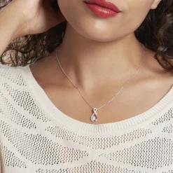 Marc Orian Colliers Fantaisie|Colliers > Collier Absa Argent Blanc Oxyde De Zirconium