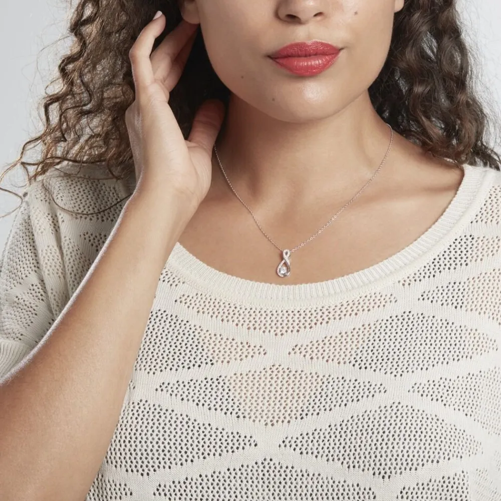 Marc Orian Colliers Fantaisie|Colliers > Collier Absa Argent Blanc Oxyde De Zirconium