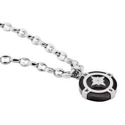 Marc Orian Colliers Fantaisie|Colliers > Collier Acier Blanc Kyliann