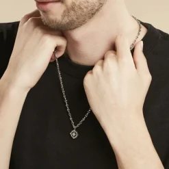 Marc Orian Colliers Fantaisie|Colliers > Collier Acier Blanc Kyliann