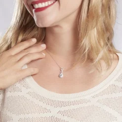 Collier Adelma Argent Blanc Oxyde De Zirconium
