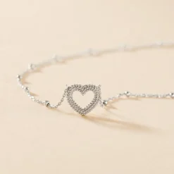Collier Aella Argent Blanc
