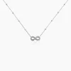 Collier Aella Argent Blanc