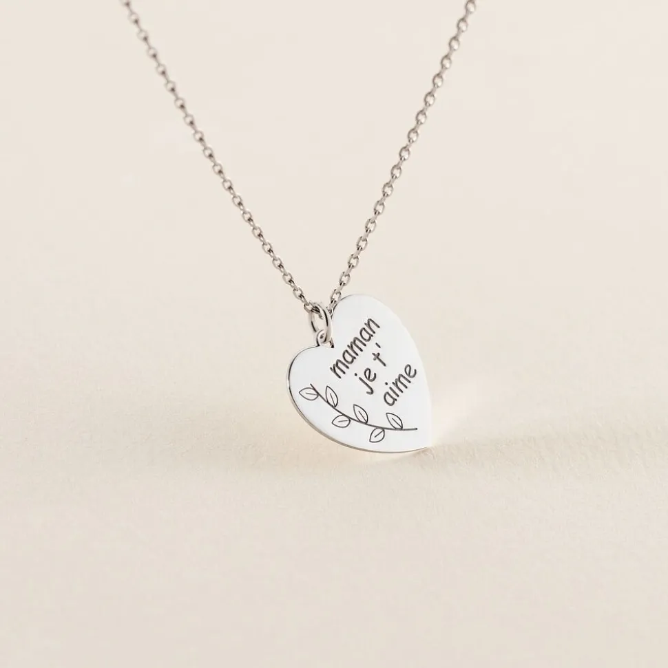 Collier Aemilia Argent Blanc