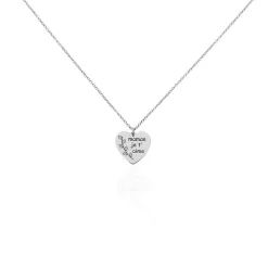 Collier Aemilia Argent Blanc