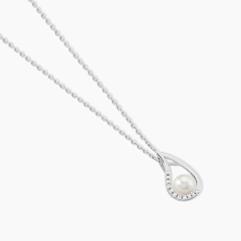 Marc Orian Colliers Fantaisie|Colliers > Collier Akiko Argent Blanc Perle De Culture Et Oxyde De Zirconium