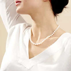 Marc Orian Parures De Mariage|Colliers > Collier Akoya Or Jaune Perle De Culture D'akoya